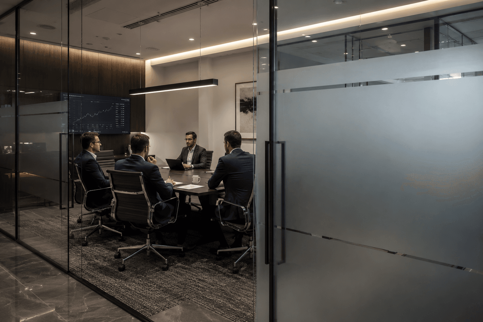 Premium executive office atmosphere for the 16A Consulting portfolio